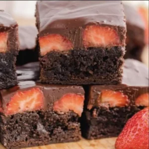 Strawberry Chocolate Brownies Gourmet Strawberry Brownies