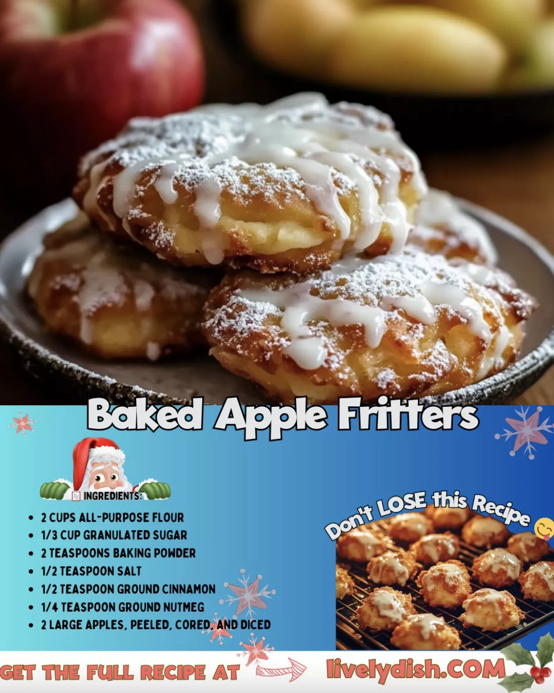 Baked Apple Fritters