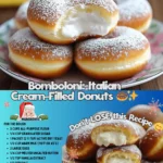 Bomboloni: Italian Cream-Filled Donuts