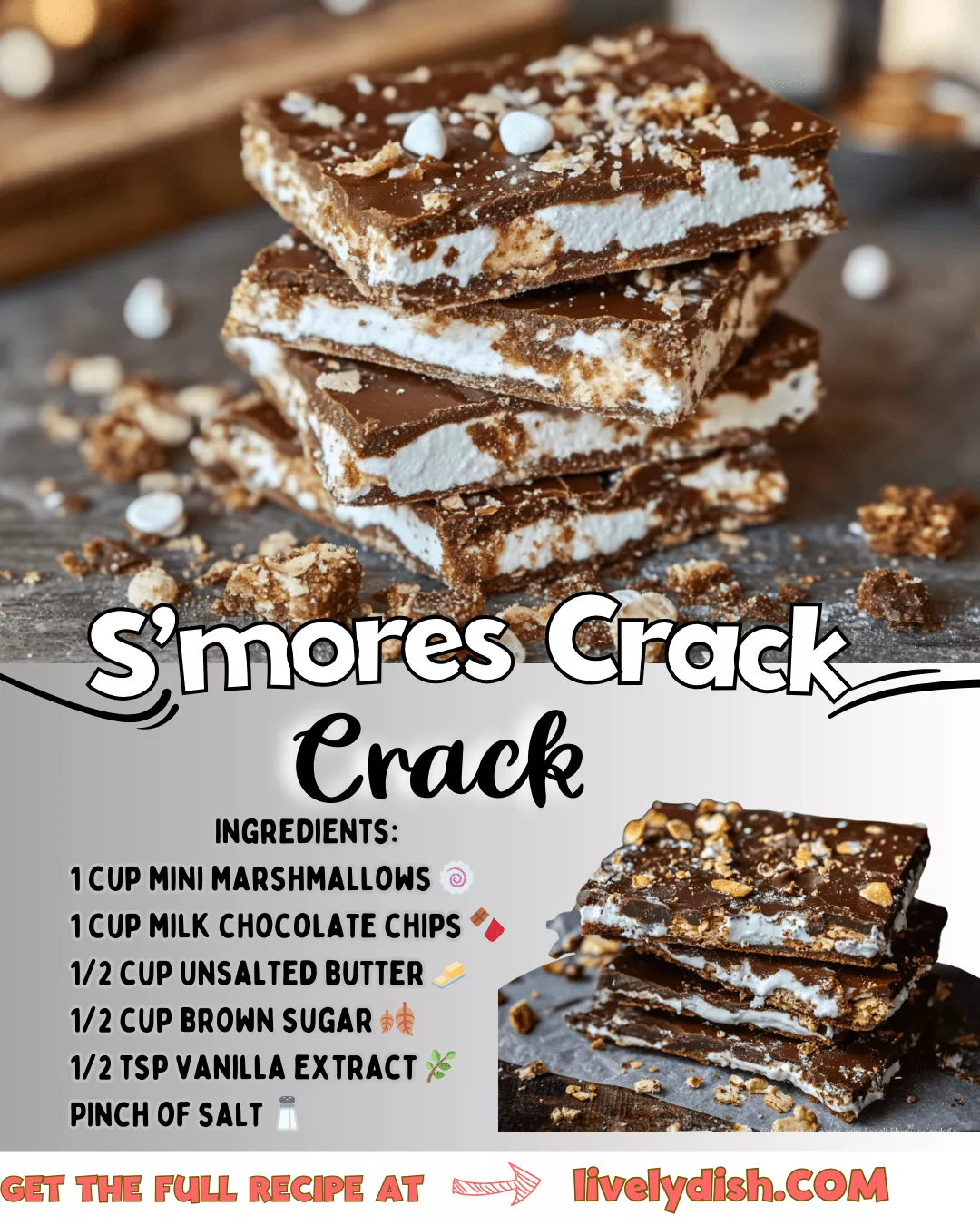S’mores Crack ✨ 🥄 Ingredients