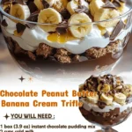 Chocolate Peanut Butter Banana Cream Trifle: The Ultimate No-Bake Dessert