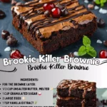 Brookie Killer Brownie is decadence defined—every bite is a perfect mix of chewy, fudgy, and gooey.