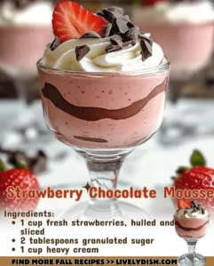 Strawberry Chocolate Mousse recipe