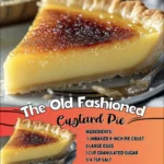 Old Fashioned Custard Pie: A Timeless Classic Dessert Recipe