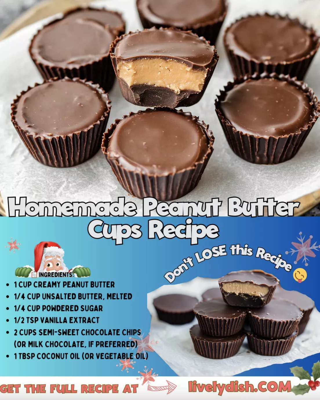 Homemade Peanut Butter Cups