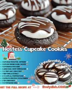 Hostess Cupcake Cookies