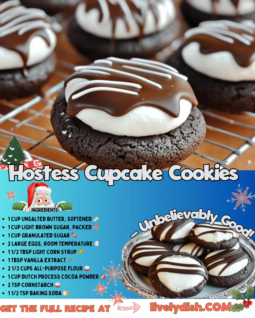Hostess Cupcake Cookies