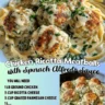 Chicken Ricotta Meatballs with Spinach Alfredo Sauce