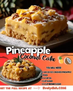 Pineapple Coconut Cake recipe lively dish