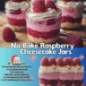 raspberry cheesecake jars