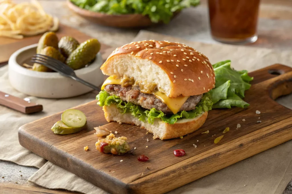 Air Fryer Cheeseburgers