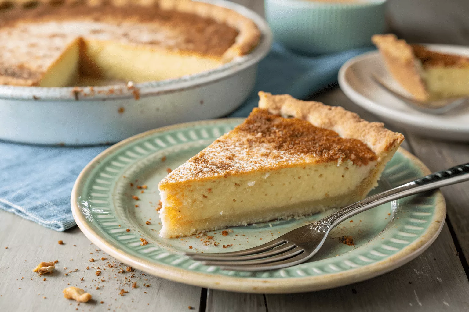 old fashioned custard pie