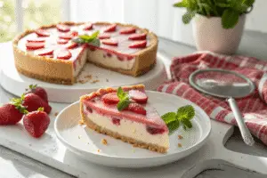 strawberry cream cheese pie
