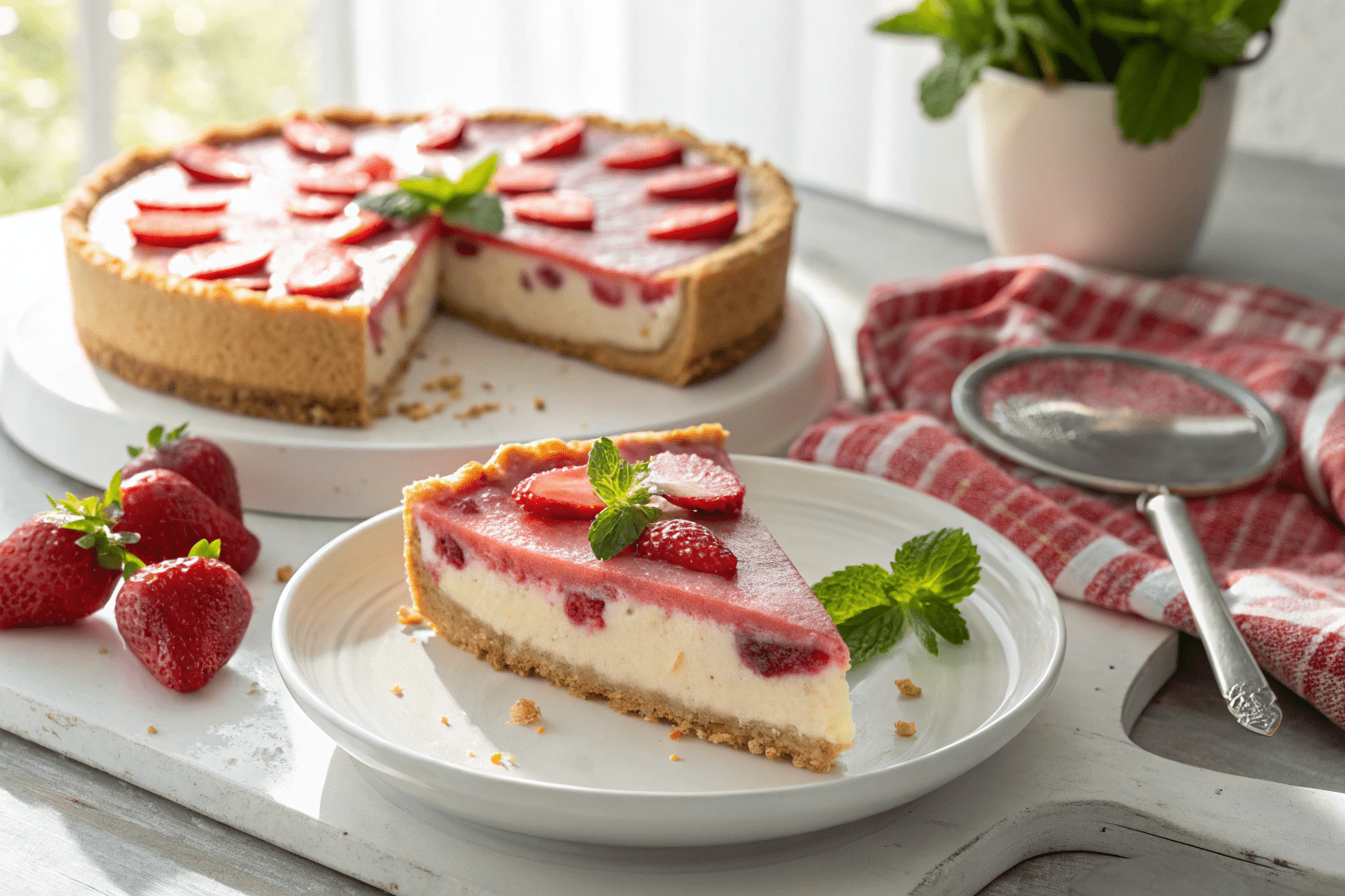 strawberry cream cheese pie