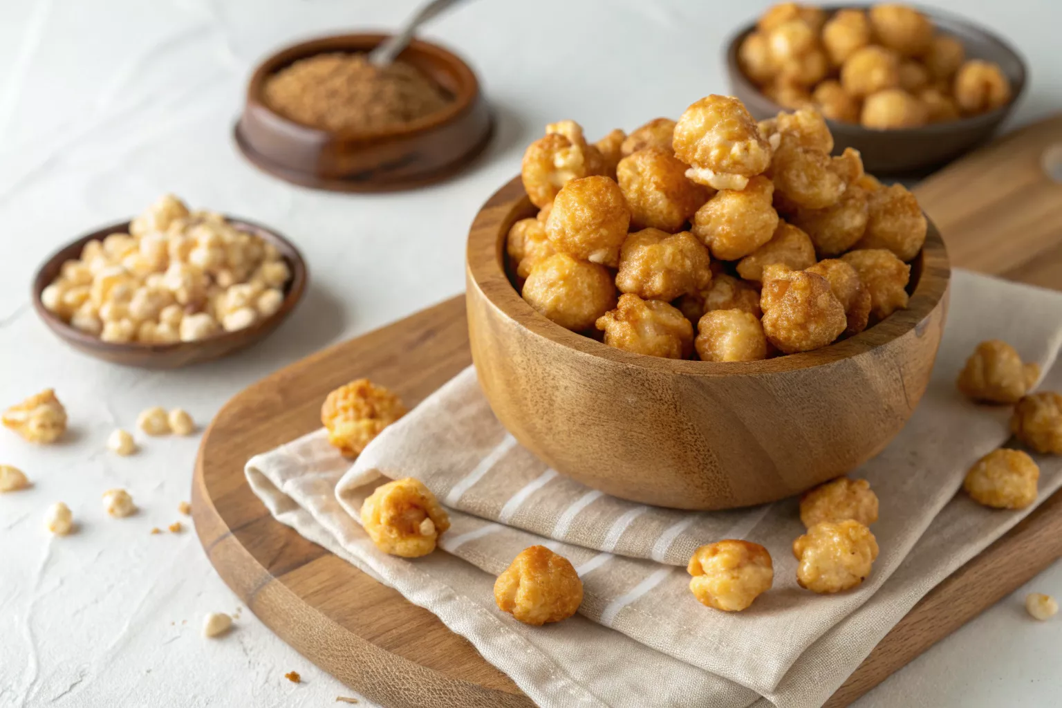 caramel puff corn recipe