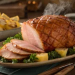 Crock Pot Brown Sugar Pineapple Ham recipe
