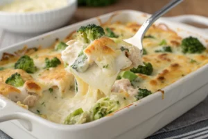 chicken broccoli alfredo bake