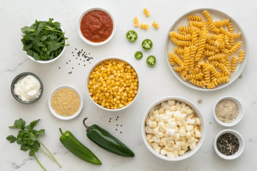 mexican street corn pasta salad