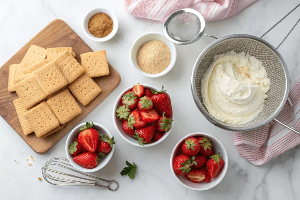 Strawberry Icebox Cake