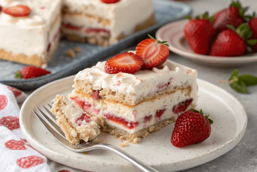 Strawberry Icebox Cake