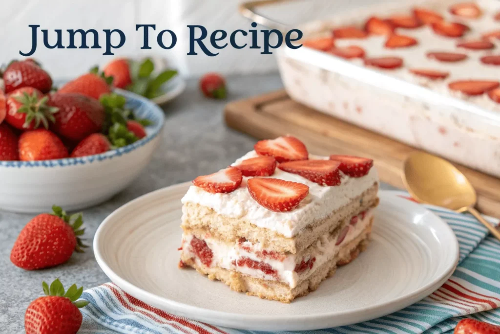 Strawberry Icebox Cake