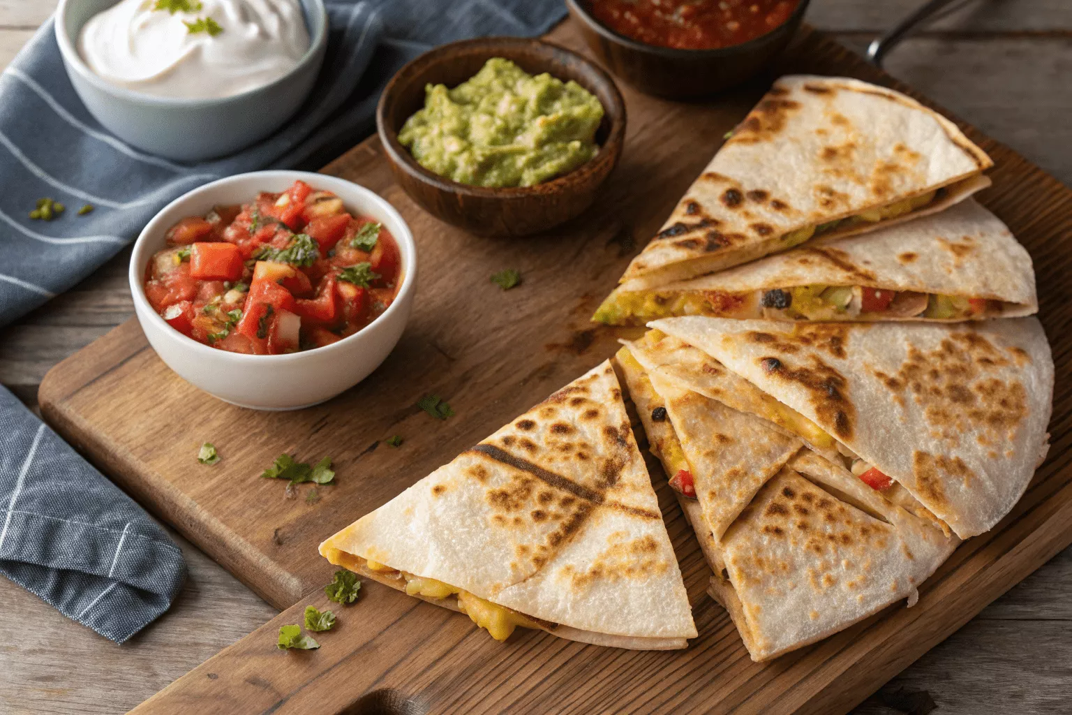 Cheese Quesadillas lively dish