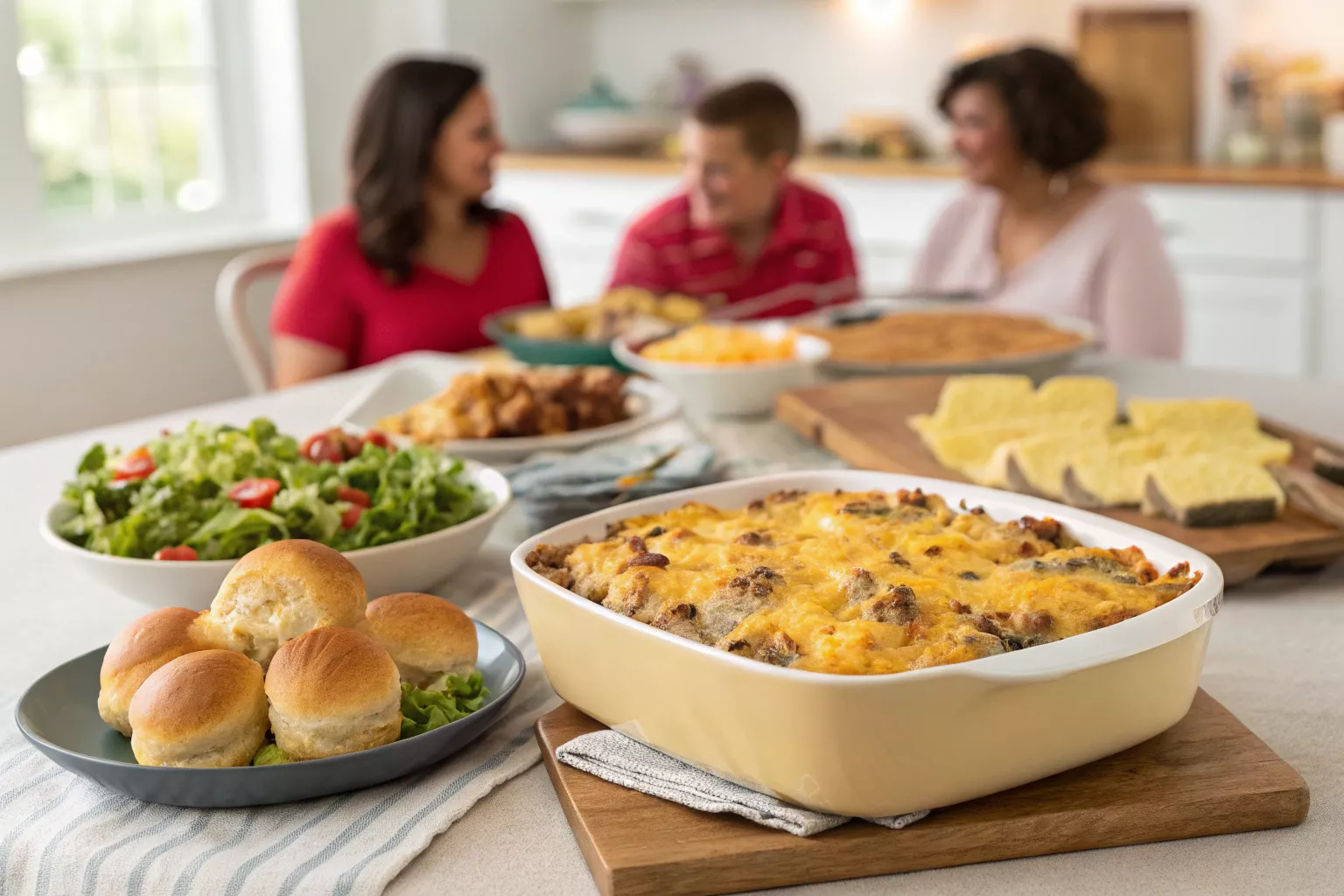 cheesy hamburger potato casserole