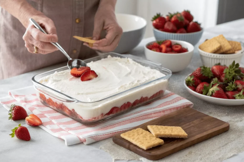 Strawberry Icebox Cake