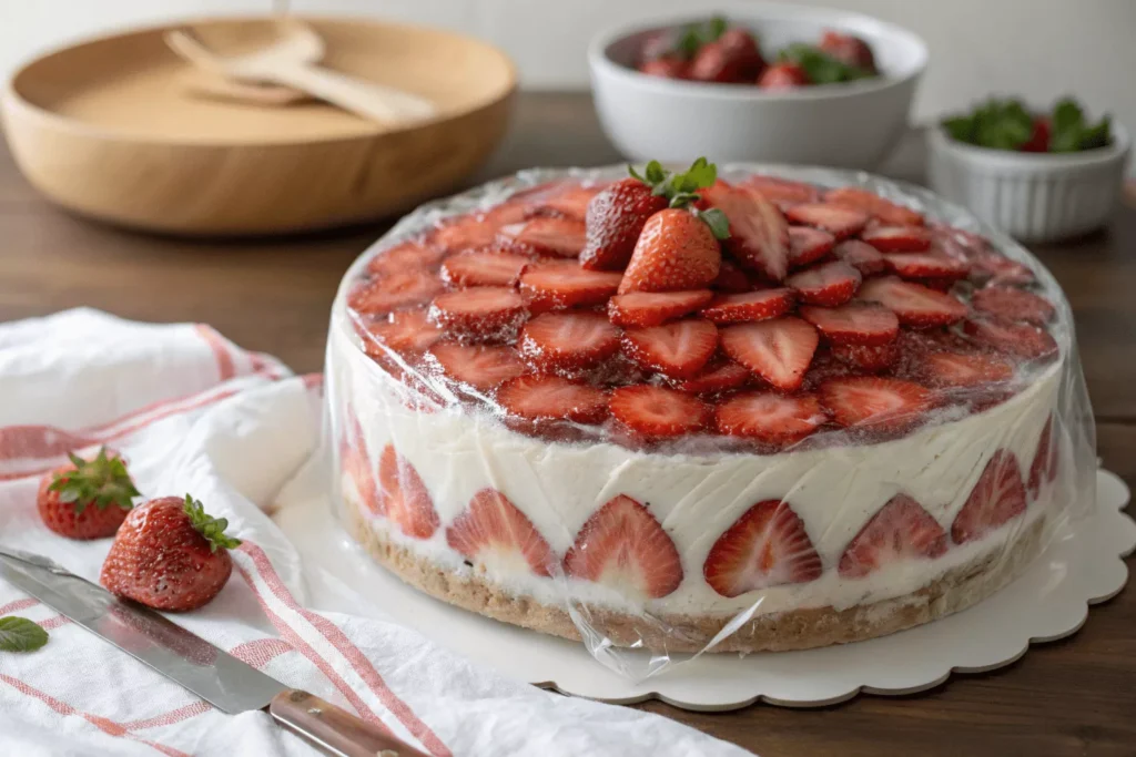 Strawberry Icebox Cake