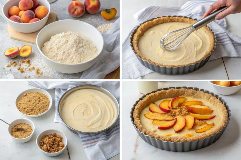 Peach Cobbler Cheesecake