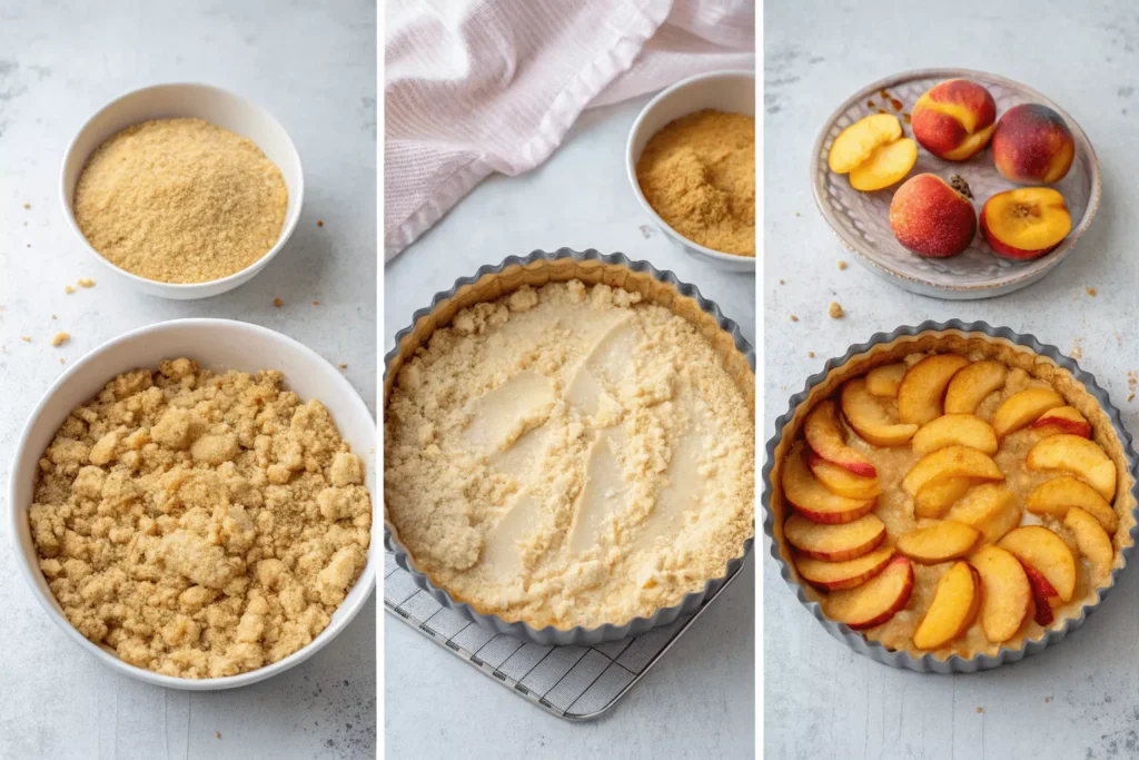 Peach Cobbler Cheesecake