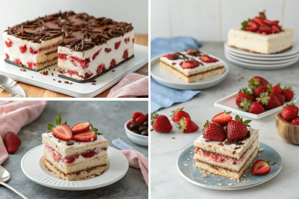 Strawberry Icebox Cake