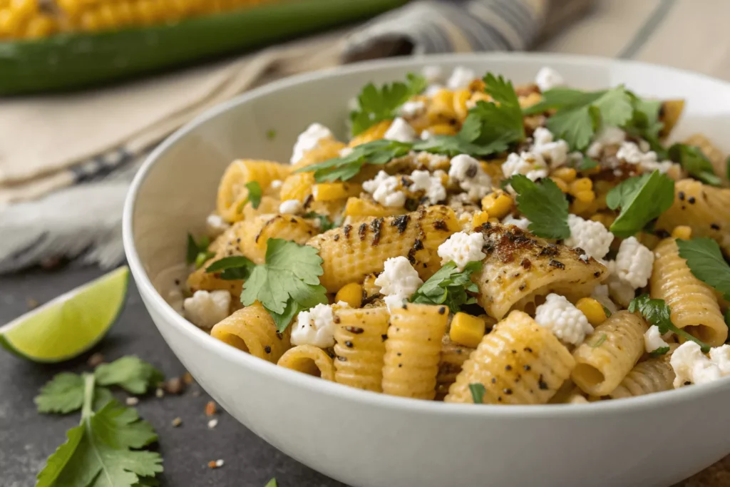 mexican street corn pasta salad