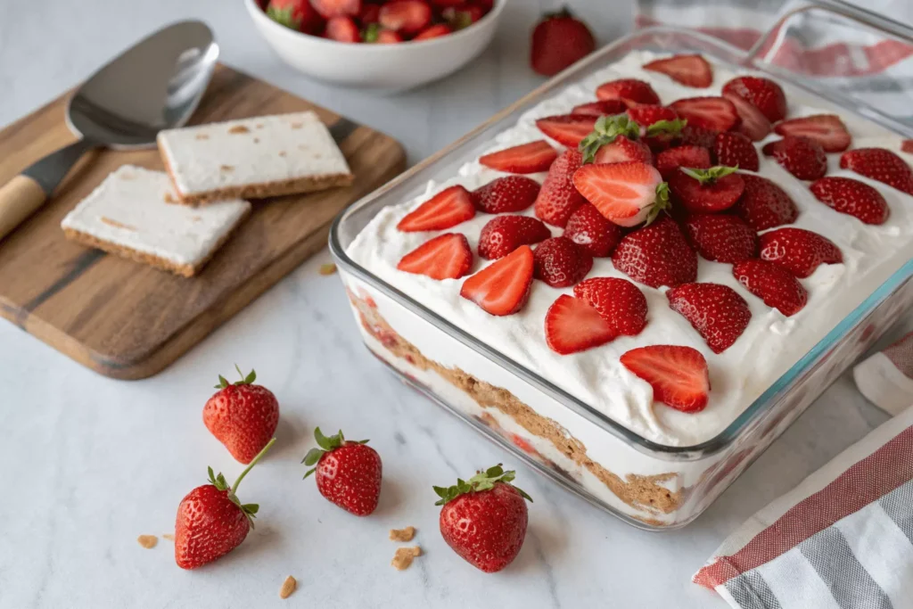 Strawberry Icebox Cake