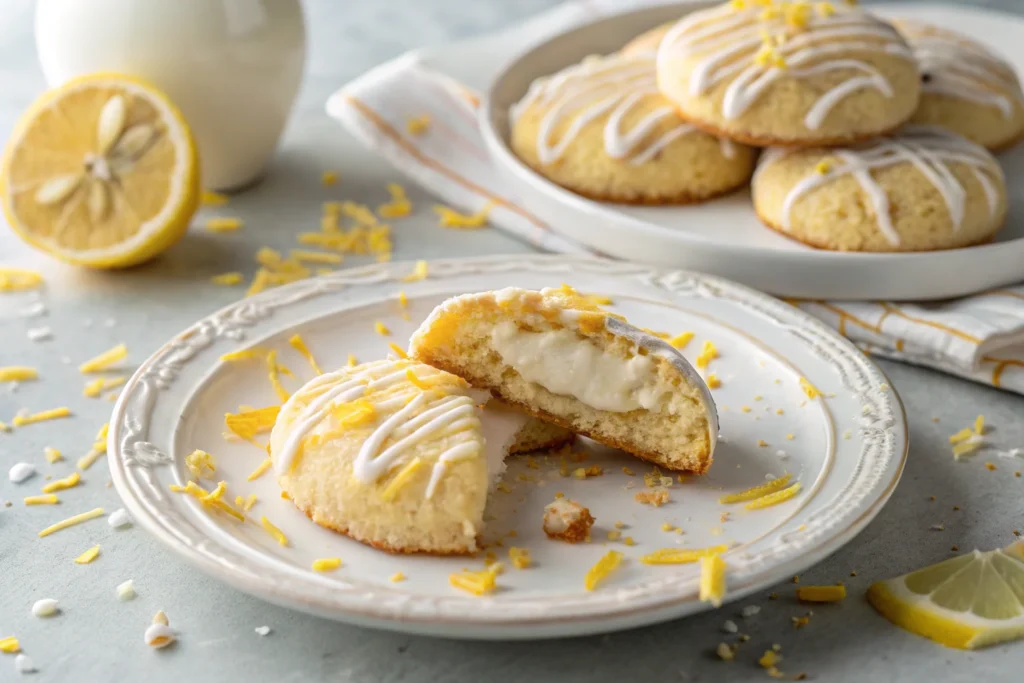 Lemon Coconut Cheesecake Cookies