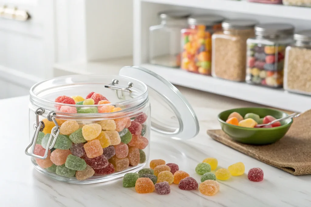 Beautiful spread of finished homemade gumdrops