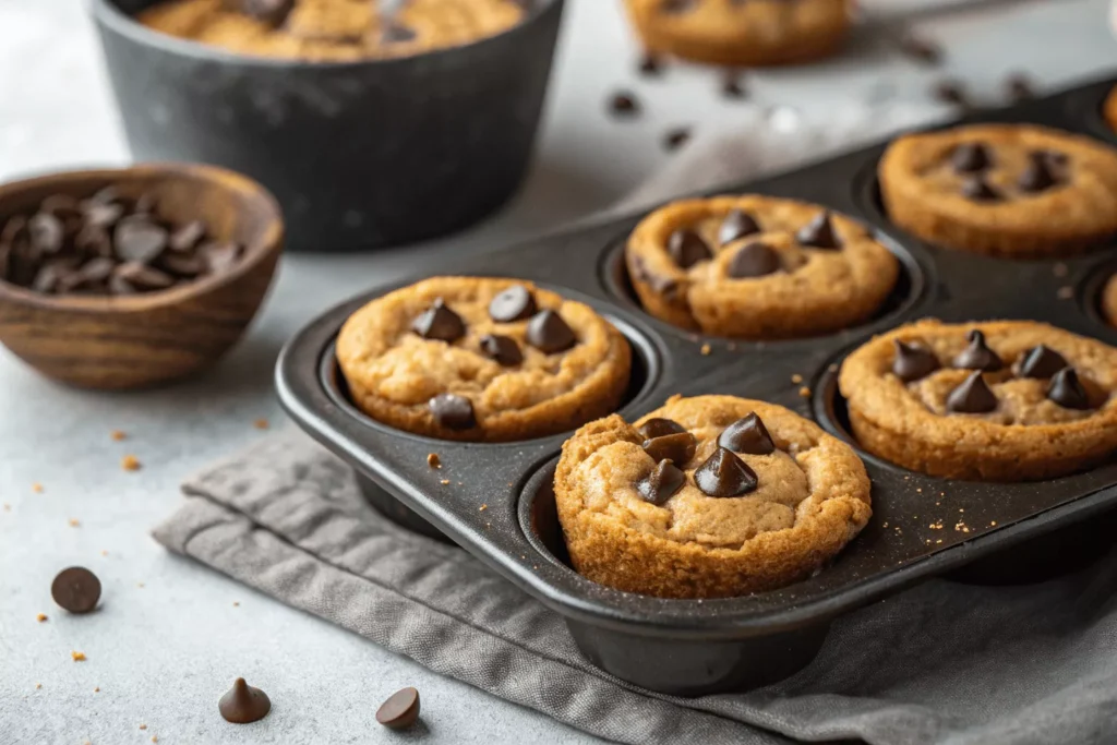 Ultimate Peanut Butter Chocolate Chip Cookie Cups Recipe