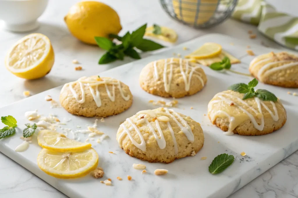 Lemon Coconut Cheesecake Cookies