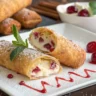 Cherry Cheesecake Egg Rolls