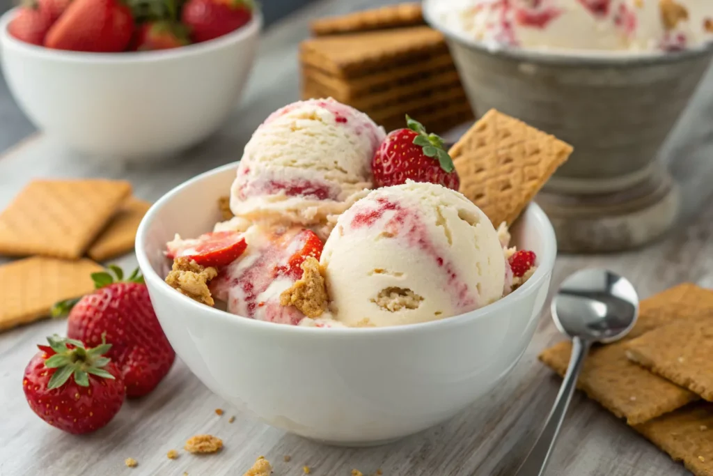 strawberry cheesecake ice cream recipe