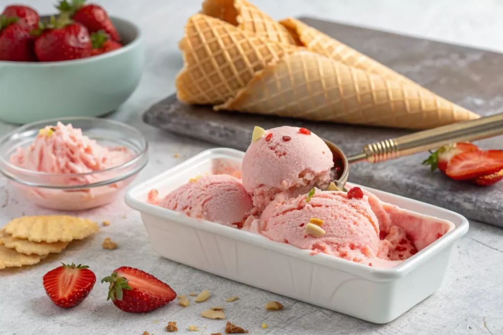 strawberry cheesecake ice cream recipe