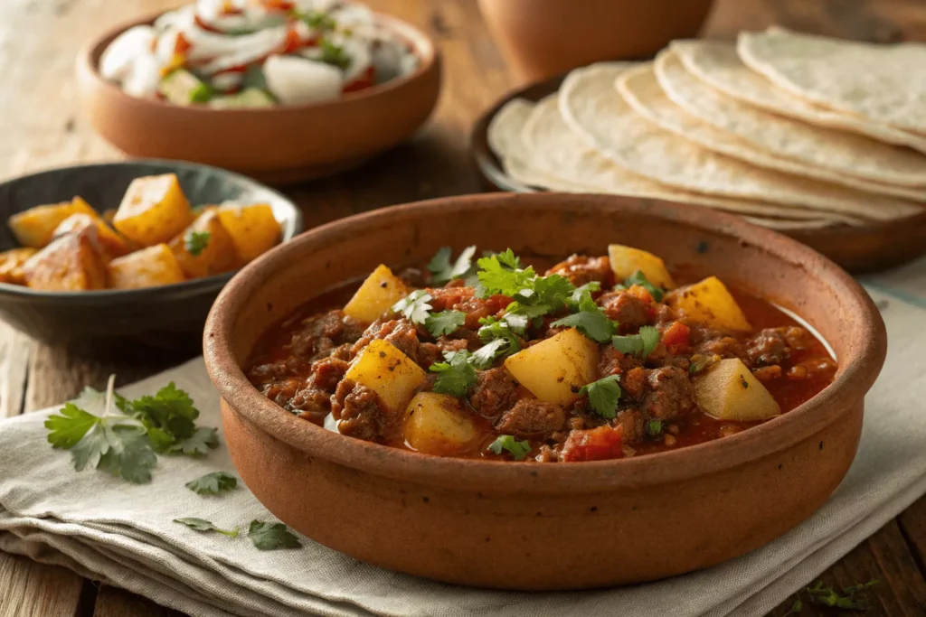 mexican ground beef and potatoes