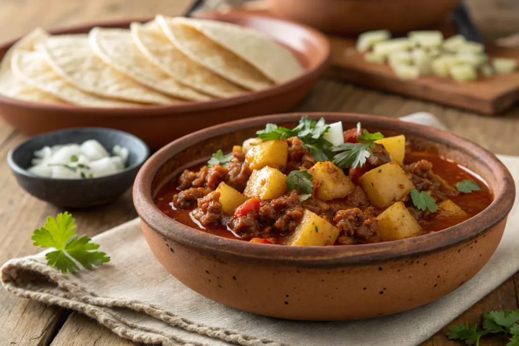 mexican ground beef and potatoes