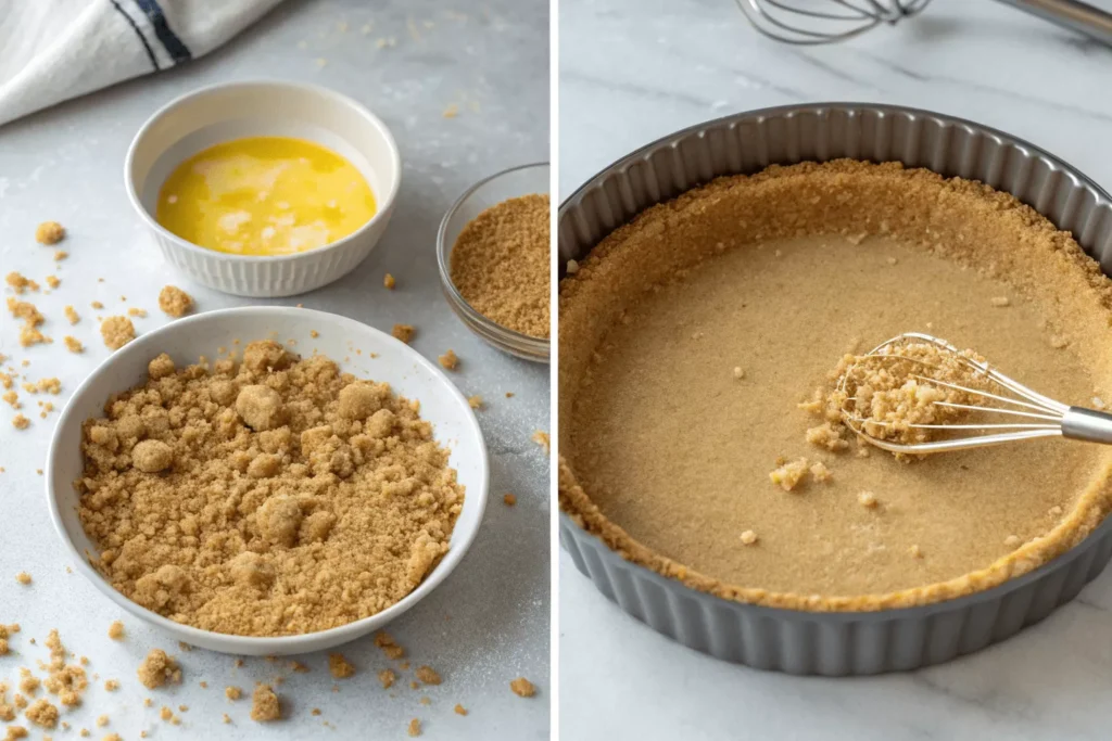 graham cracker crust preparation