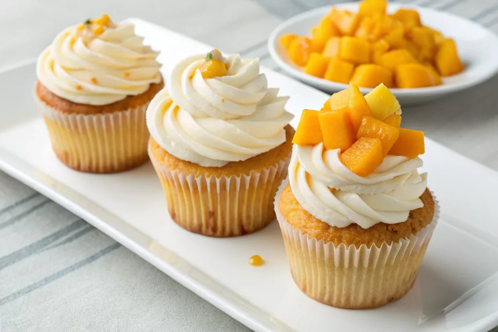 mango cupcakes