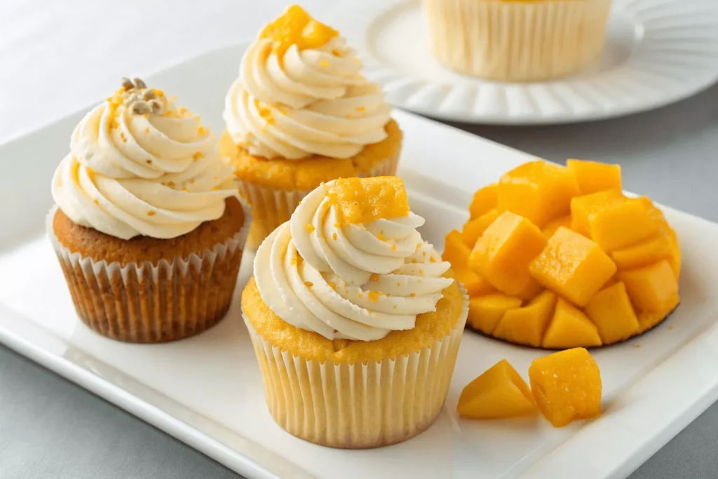 mango cupcakes