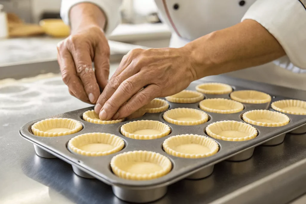 Pressing Biscuit Dough
mini chicken pot pie recipe