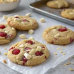 White Chocolate Raspberry Cookies