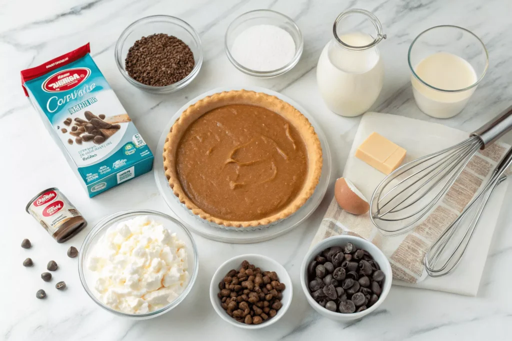 ingredients chocolate cream pie recipe with instant pudding 