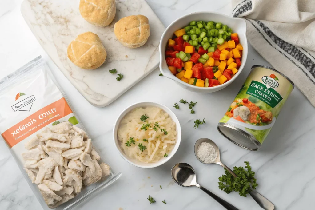 ingredients mini chicken pot pies